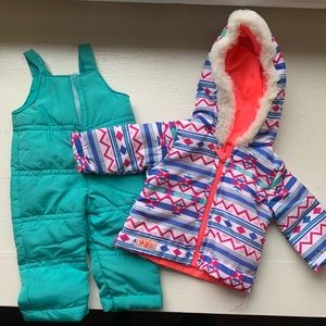 Snow Ski Bib and Coat for American Girl Doll